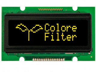 华凌 1.7" 76×16 PM-OLED 单色(黄色) COB WS0010 CPU/SPI 15pins