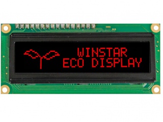 华凌 2.4" 100×16 PM-OLED 单色(红色) CPU/SPI COB