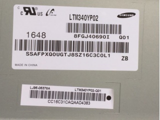 三星液晶模组LTM340YP02-Q01