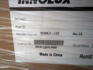 群创液晶模组V236BJ1-LE2 Rev.CA