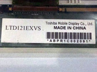 东芝松下液晶模组LTD121EXVS