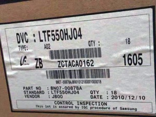 三星液晶模组LTF550HJ04-A01