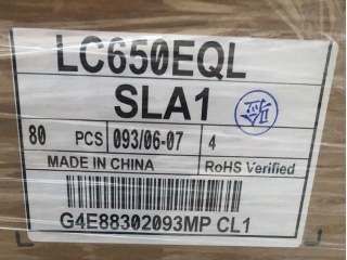 LG Display 65" IPS 液晶玻璃 FOB 3840×2160 V-by-One 120Hz