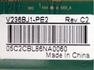 群创液晶玻璃V236BJ1-PE2