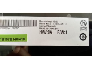 友达液晶玻璃B140HAN01.4 CELL
