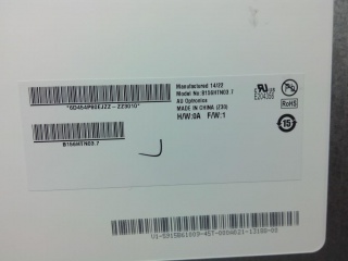 友达液晶模组B156HTN03.7