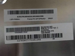 友达液晶模组M270DTN01.3