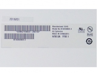 友达液晶模组B140HAN03.4