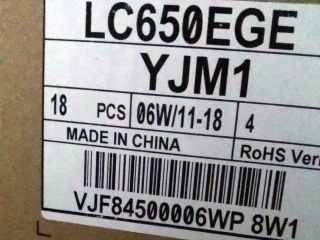LG Display液晶模组LC650EGE-YJM1