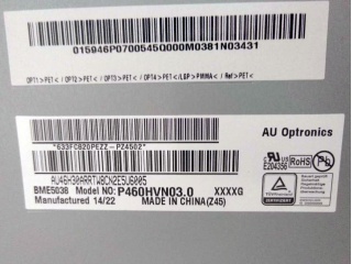 友达液晶模组P460HVN03.0