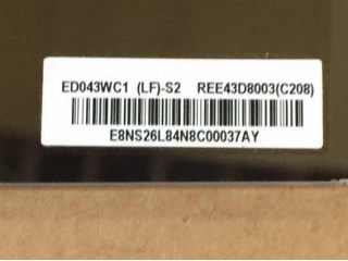 元太电子纸ED043WC1