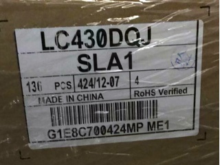 LG Display液晶玻璃LC430DQJ-SLA1
