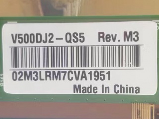 群创液晶玻璃V500DJ2-QS5