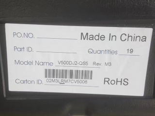 群创液晶玻璃V500DJ2-QS5