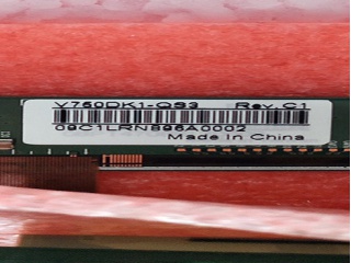 群创液晶玻璃V750DK1-QS3 Rev.C1