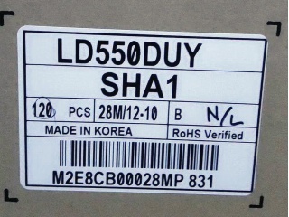 LG Display液晶玻璃LD550DUY-SHA1