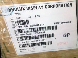 群创液晶玻璃HE101IA-01R