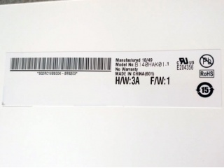 友达液晶模组B140HAK01.1 HW3A