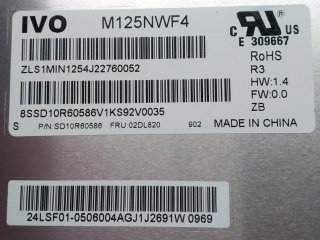 龙腾液晶模组M125NWF4 R3