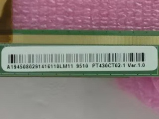 惠科液晶玻璃PT430CT02-1