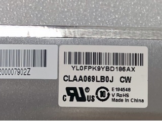 中华映管液晶模组CLAA069LB0JCW
