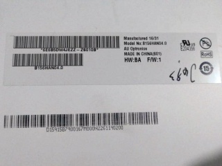 友达液晶模组B156HAN04.0 HWBA