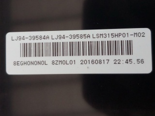 三星液晶玻璃LSM315HP01-M02