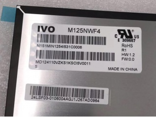 龙腾液晶模组M125NWF4 R1