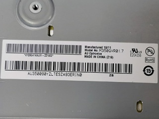 友达液晶模组M350QVR01.7