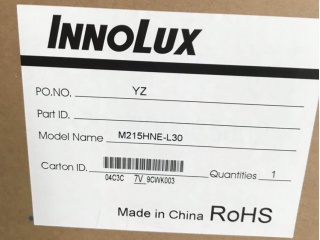 群创液晶模组M215HNE-L30 Rev.C3