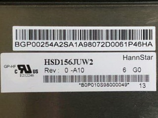 瀚宇彩晶液晶模组HSD156JUW2-A10