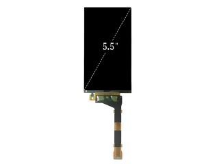 夏普 5.5" IPS 液晶模组 1440×2560 450nits WLED MIPI 50pins
