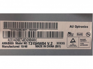 友达液晶模组T315HW04 V2