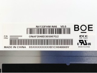 京东方液晶模组NV133FHM-N46