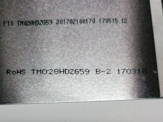 天马液晶模组TM028HDZG59