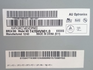 友达液晶模组T470HVN01.0