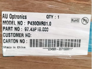 友达液晶模组P430QVR01.0