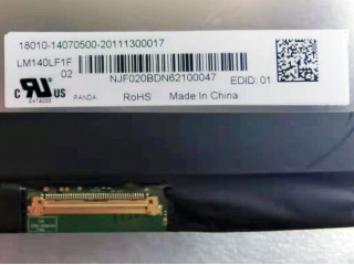 中电熊猫液晶模组LM140LF1F02