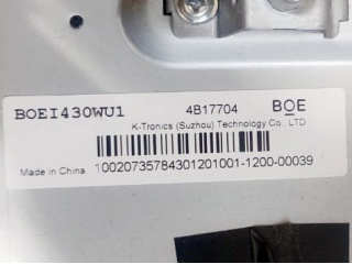 京东方液晶模组BOEI430WU1