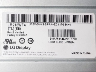 LG Display液晶模组LM215WF4-TLE8