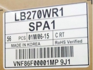 LG Display液晶模组LB270WR1-SPA1