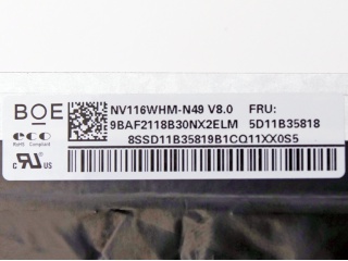 京东方液晶模组NV116WHM-N49