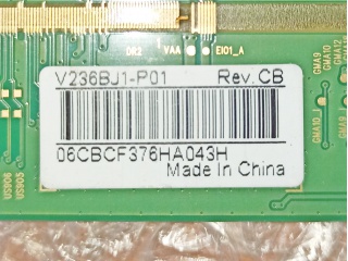 群创液晶玻璃V236BJ1-P01 Rev.CB