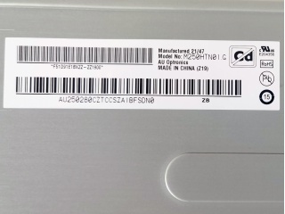 友达液晶模组M250HTN01.G