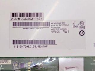 友达液晶模组B173RTN01.0