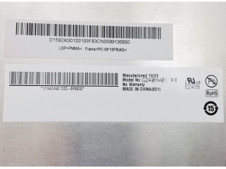 友达液晶模组G240HW01 V1