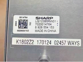 夏普液晶模组LQ123B5RW01