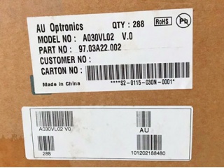 友达液晶模组A030VL02 V0