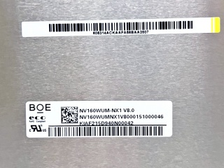 京东方液晶模组NV160WUM-NX1