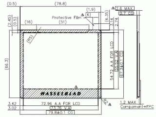 京东方 3.6" IPS 液晶模组 1024×768 900nits WLED MIPI 35pins On-Cell Touch
